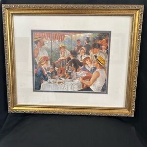 Framed Art Print with Gold Frame